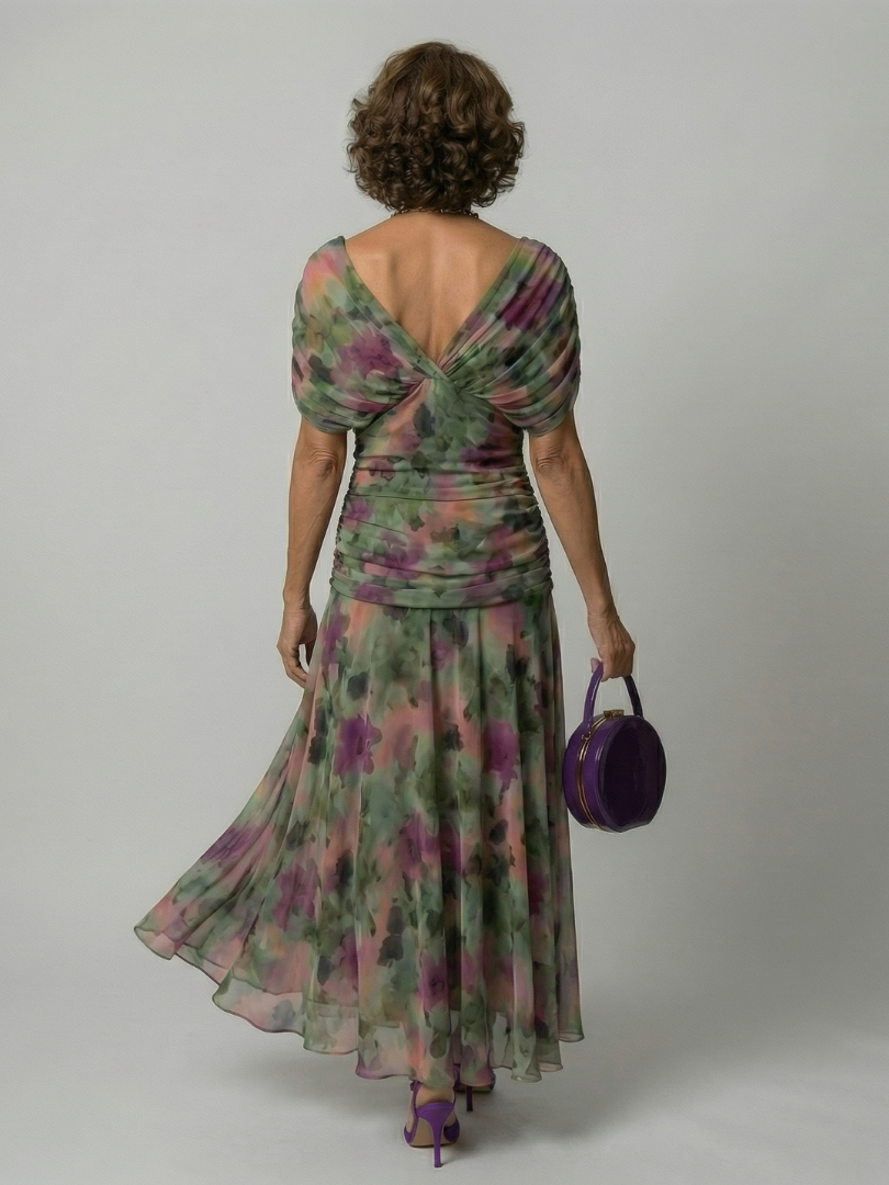Maud | Midi Off-Shoulder Jurk