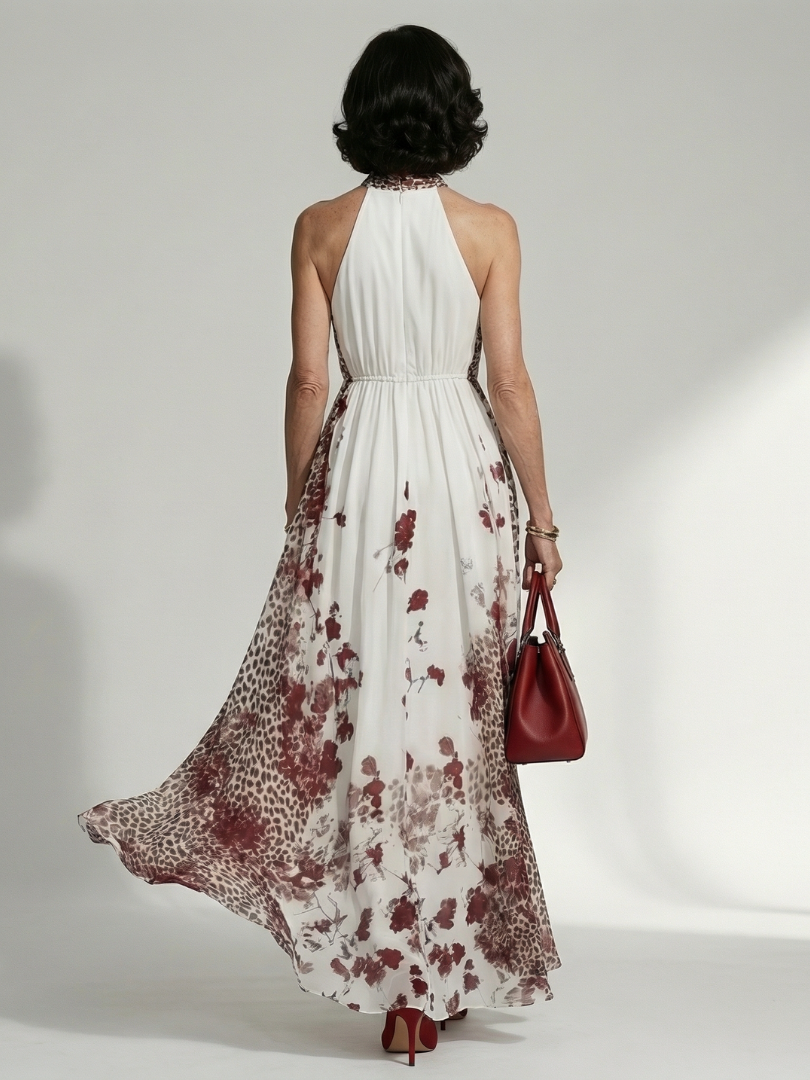 Hilde | Maxi Geplooide Jurk