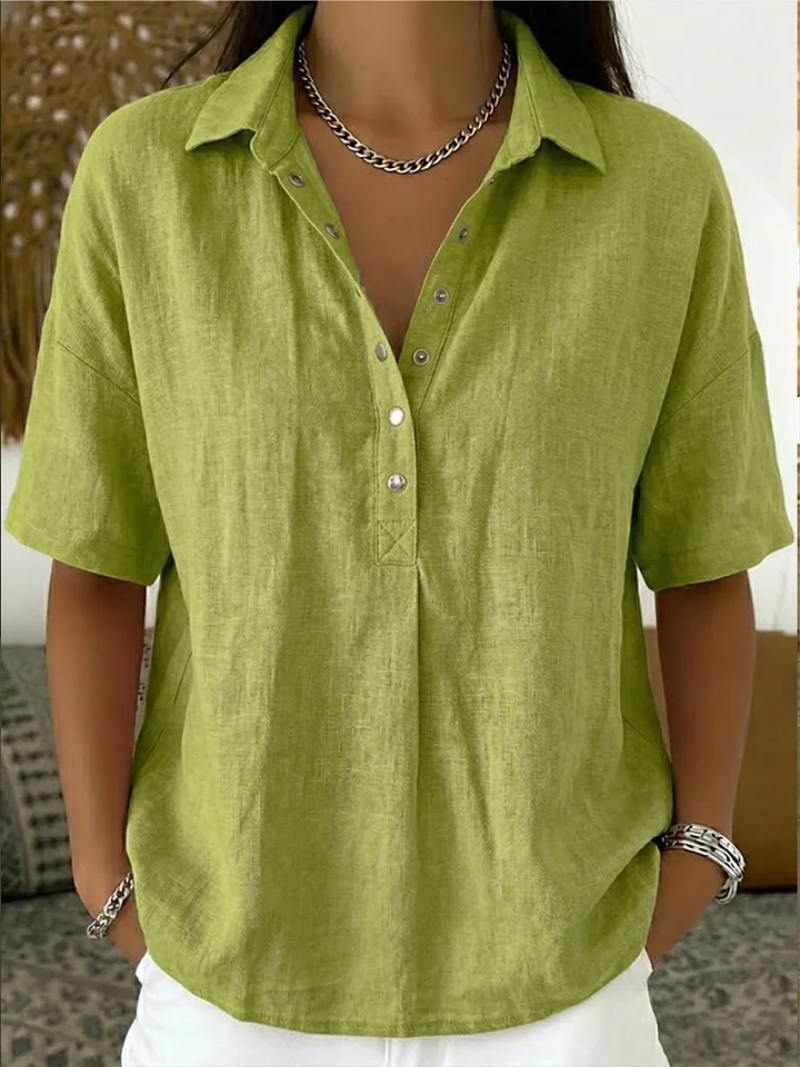 Ella-blouse van katoen