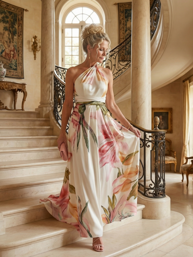 Lieke | Maxi Bloemen Jurk
