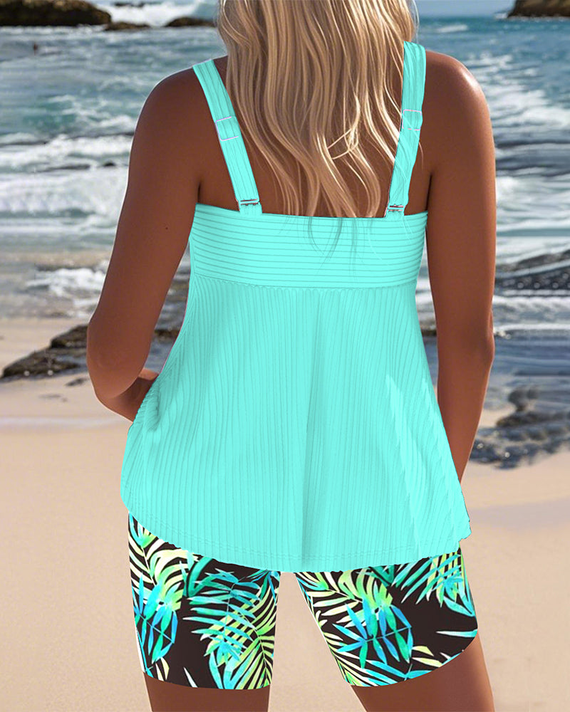 Fleur | Kleurrijke Tankini Setje