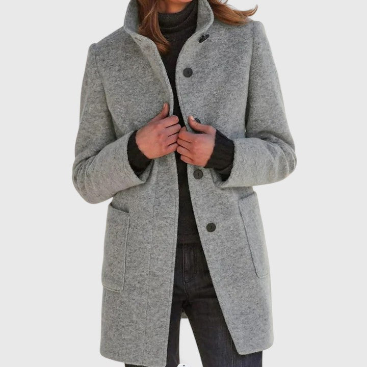Eefke | Winterjas met hoge kraag