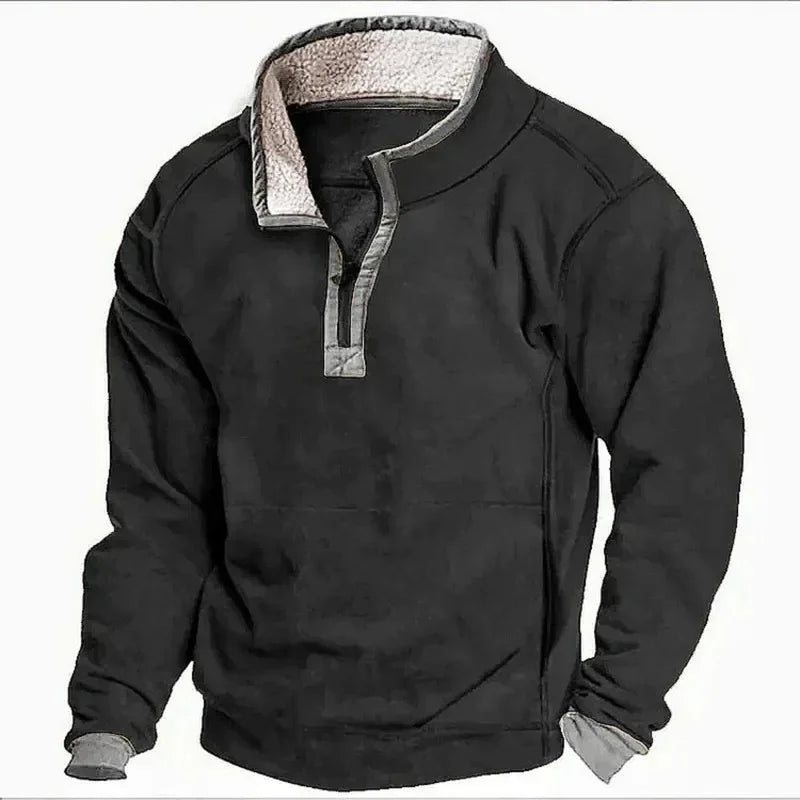Beeckhoven | Fleece gevoerd herfstshirt