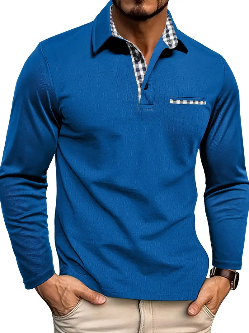 Chelsea | Poloshirt met lange mouwen