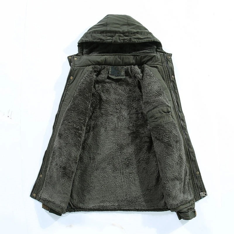 Perun | Jas met capuchon en Sherpa voering