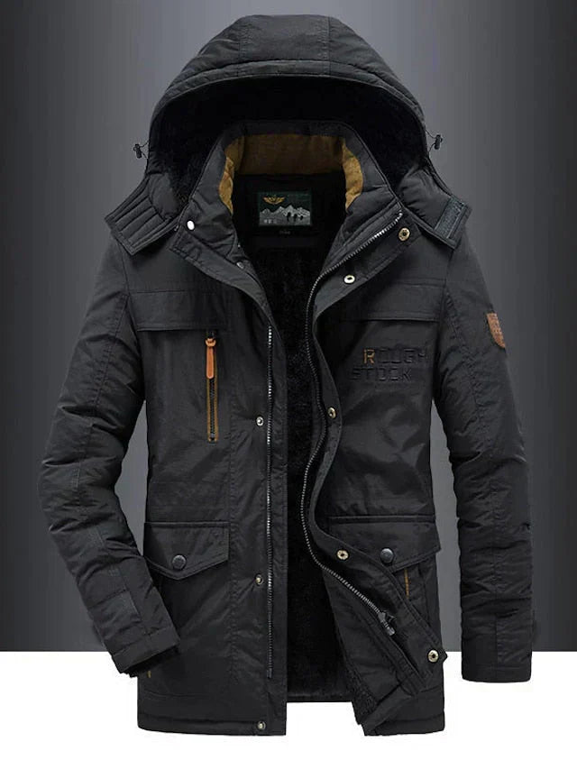 Borys – Warme Herenkraag met fleece en premium winterwolmix