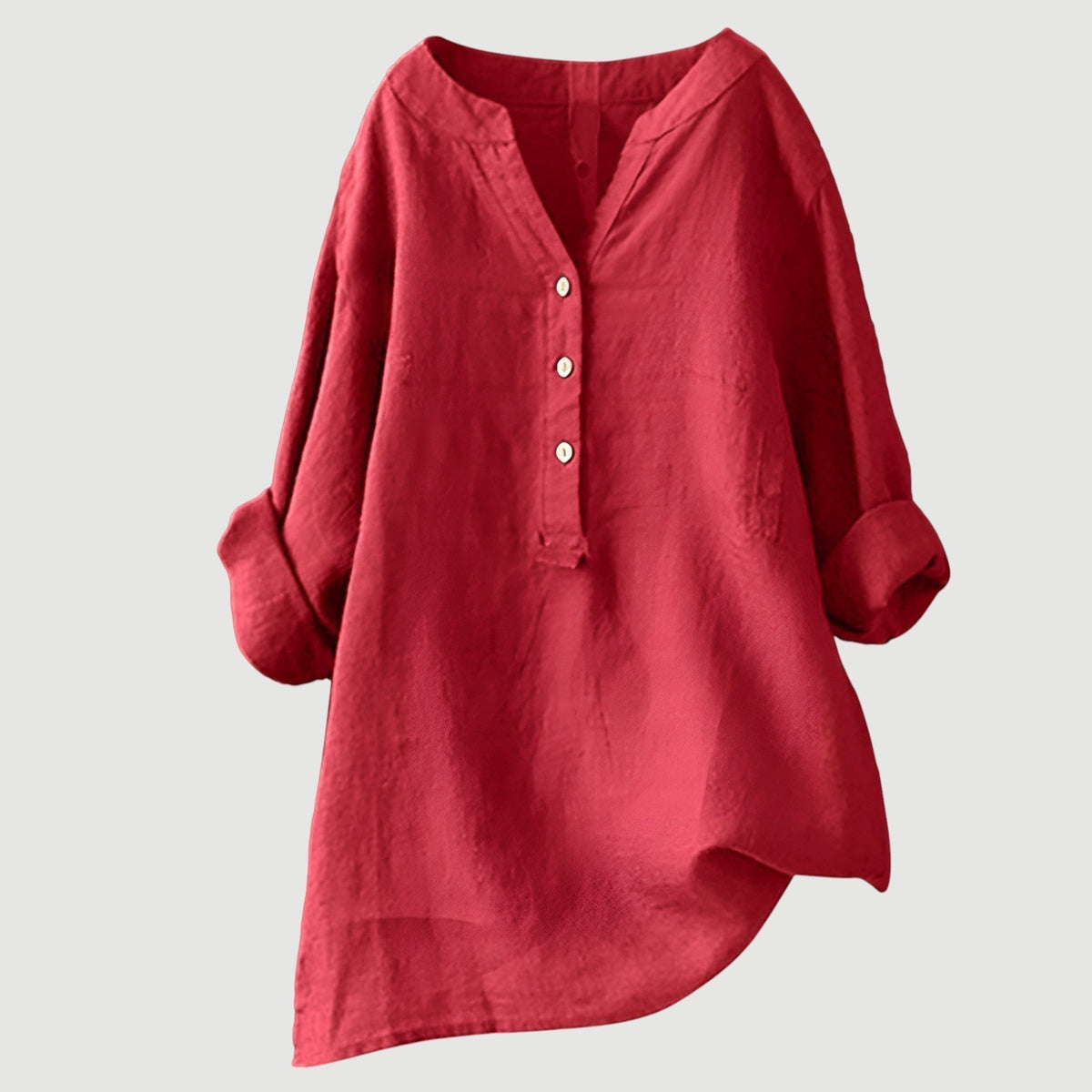 LINA | Lichte en comfortabele linnen blouse voor vrouwen