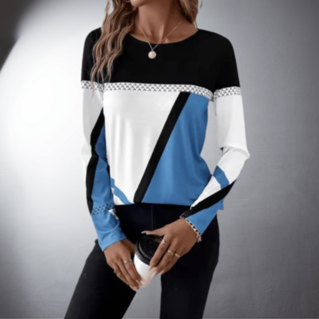 Lena | Top met grafische print