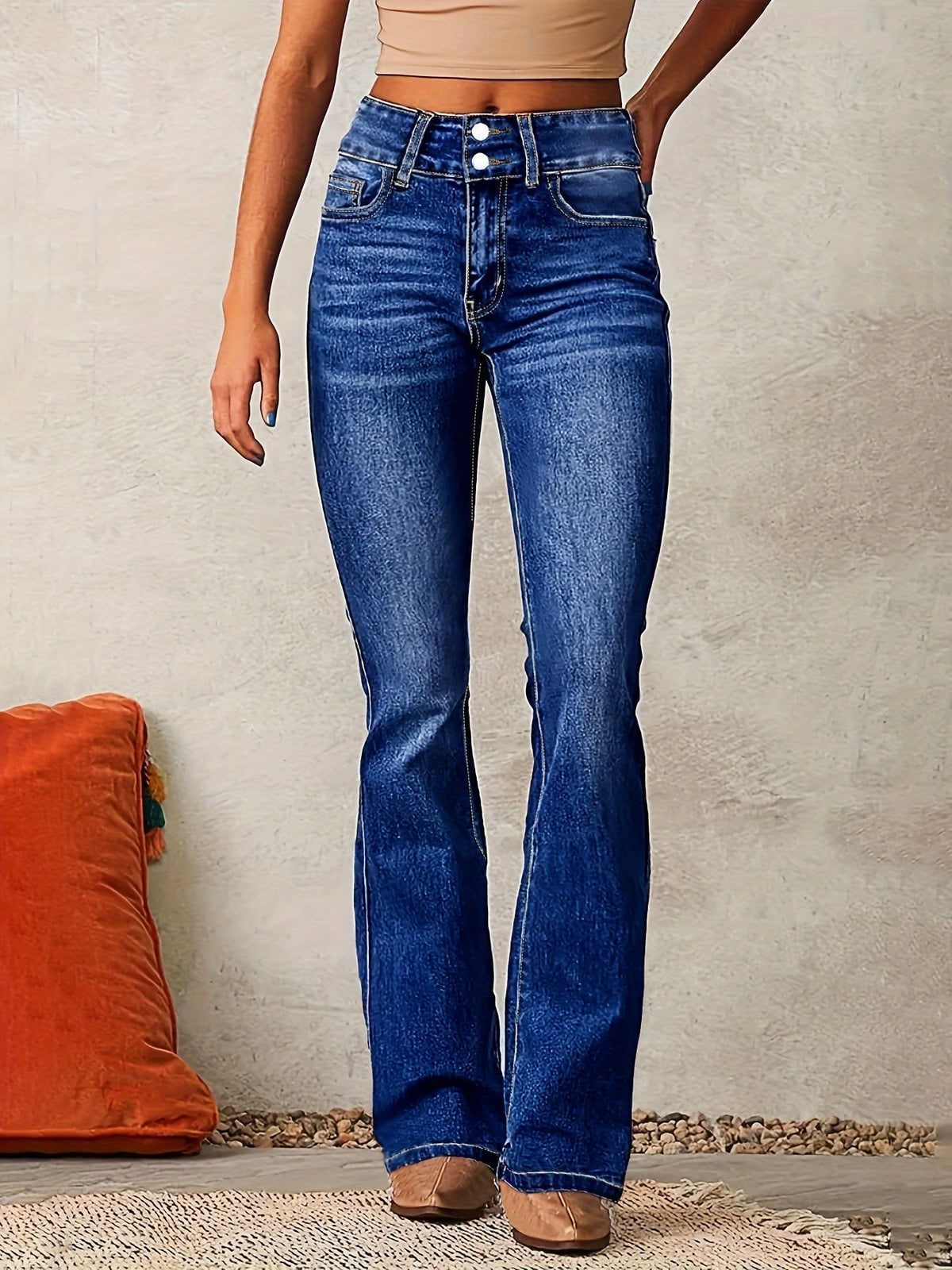 Camille | Flared jeans met hoge taille