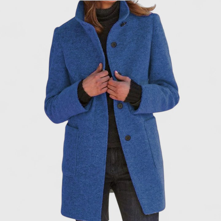 Eefke | Winterjas met hoge kraag