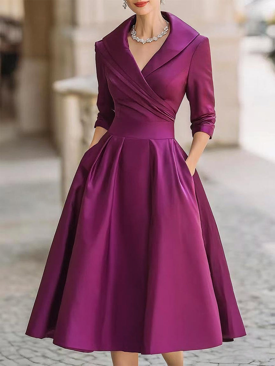 JOLANDA | Elegante Midi-Jurk