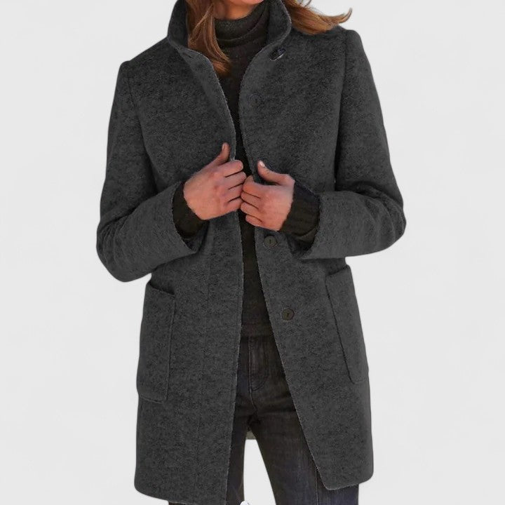 Eefke | Winterjas met hoge kraag