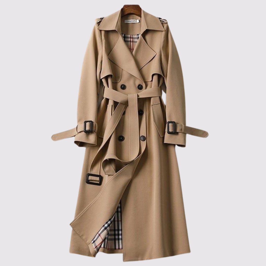 Marena | Elegante trenchcoat met tijdloze pasvorm en riem