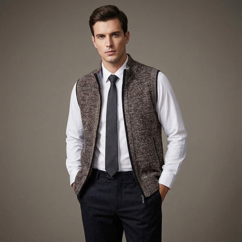 Viretti™ – Elegante gilet met ritssluiting