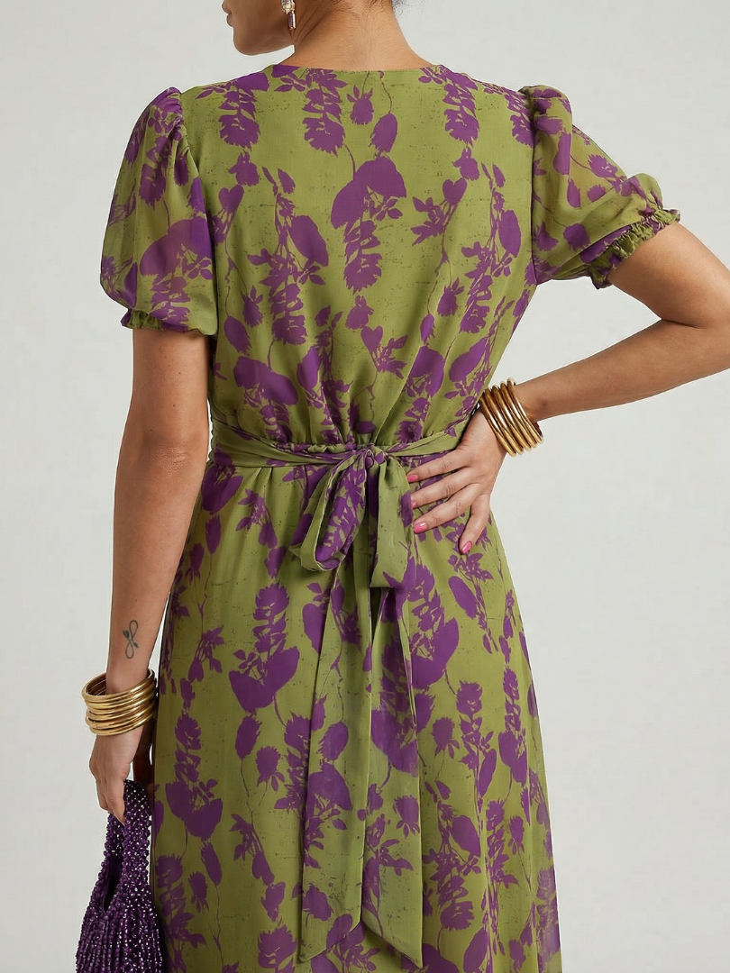 Anouk | Midi Bloemen Jurk