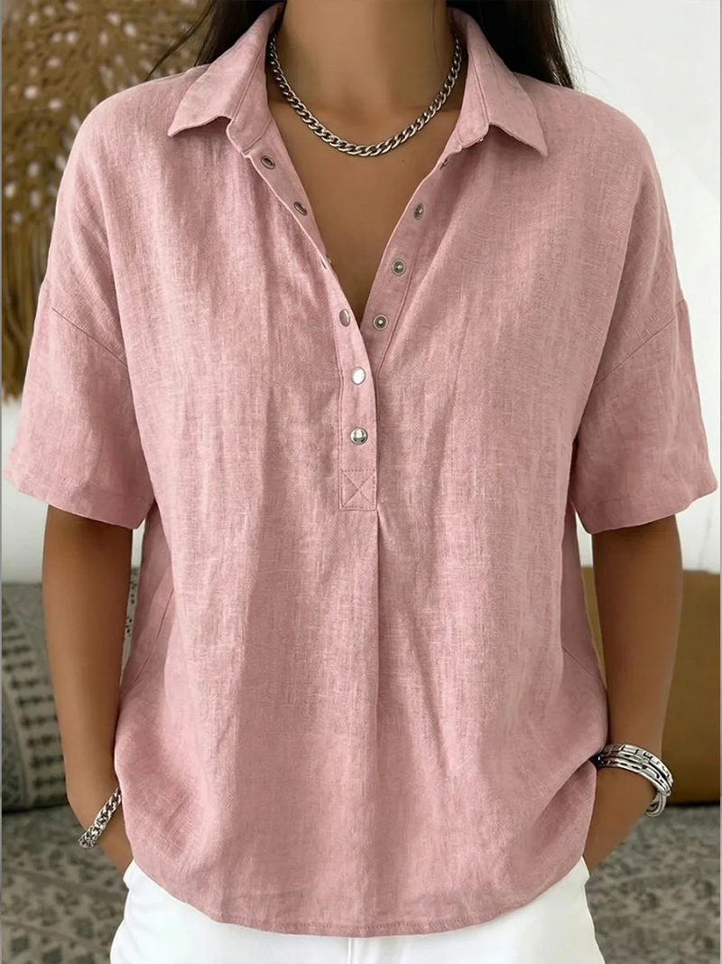 Ella-blouse van katoen