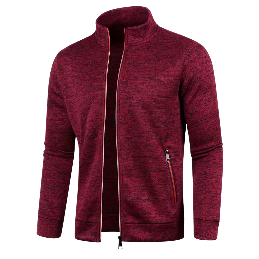 Charles | Klassiek Gebreid Vest met Rits