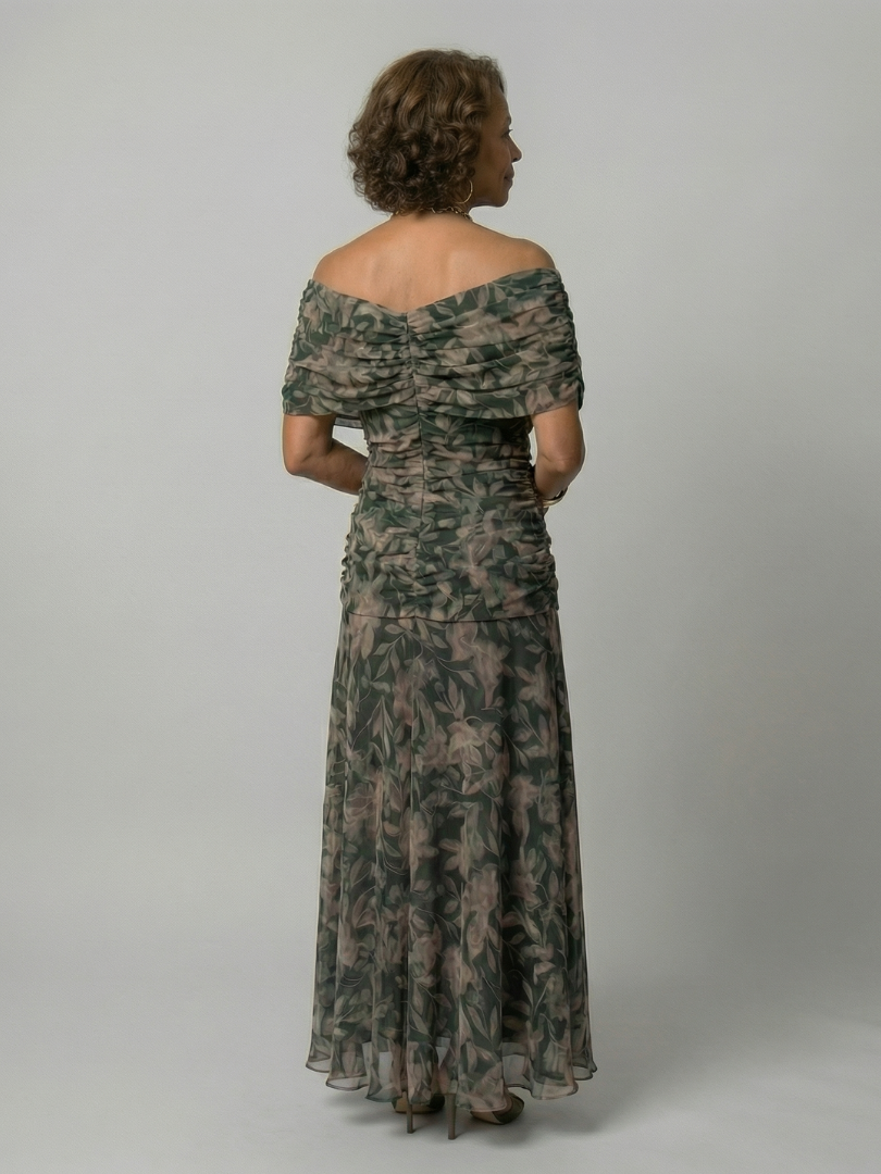 Maud | Midi Off-Shoulder Jurk
