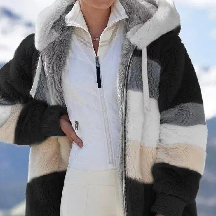 Alexa | Winterjas met capuchon en rits