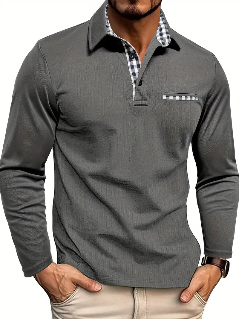 Chelsea | Poloshirt met lange mouwen