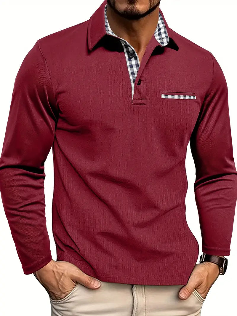 Chelsea | Poloshirt met lange mouwen