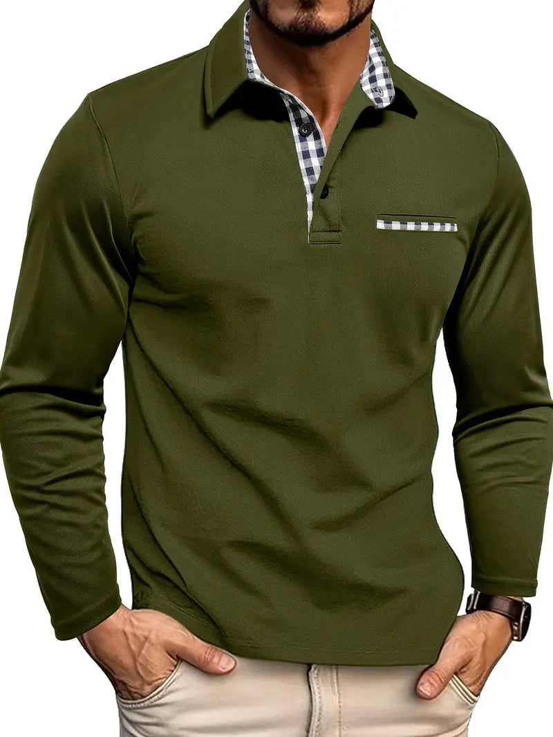 Chelsea | Poloshirt met lange mouwen