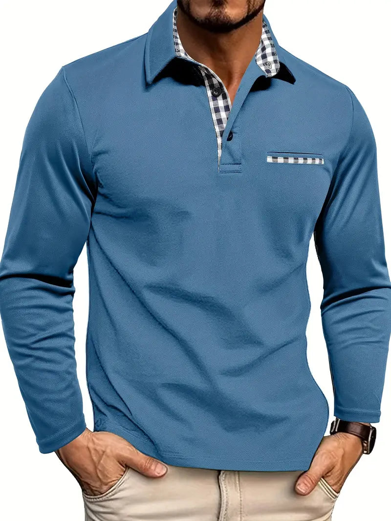 Chelsea | Poloshirt met lange mouwen