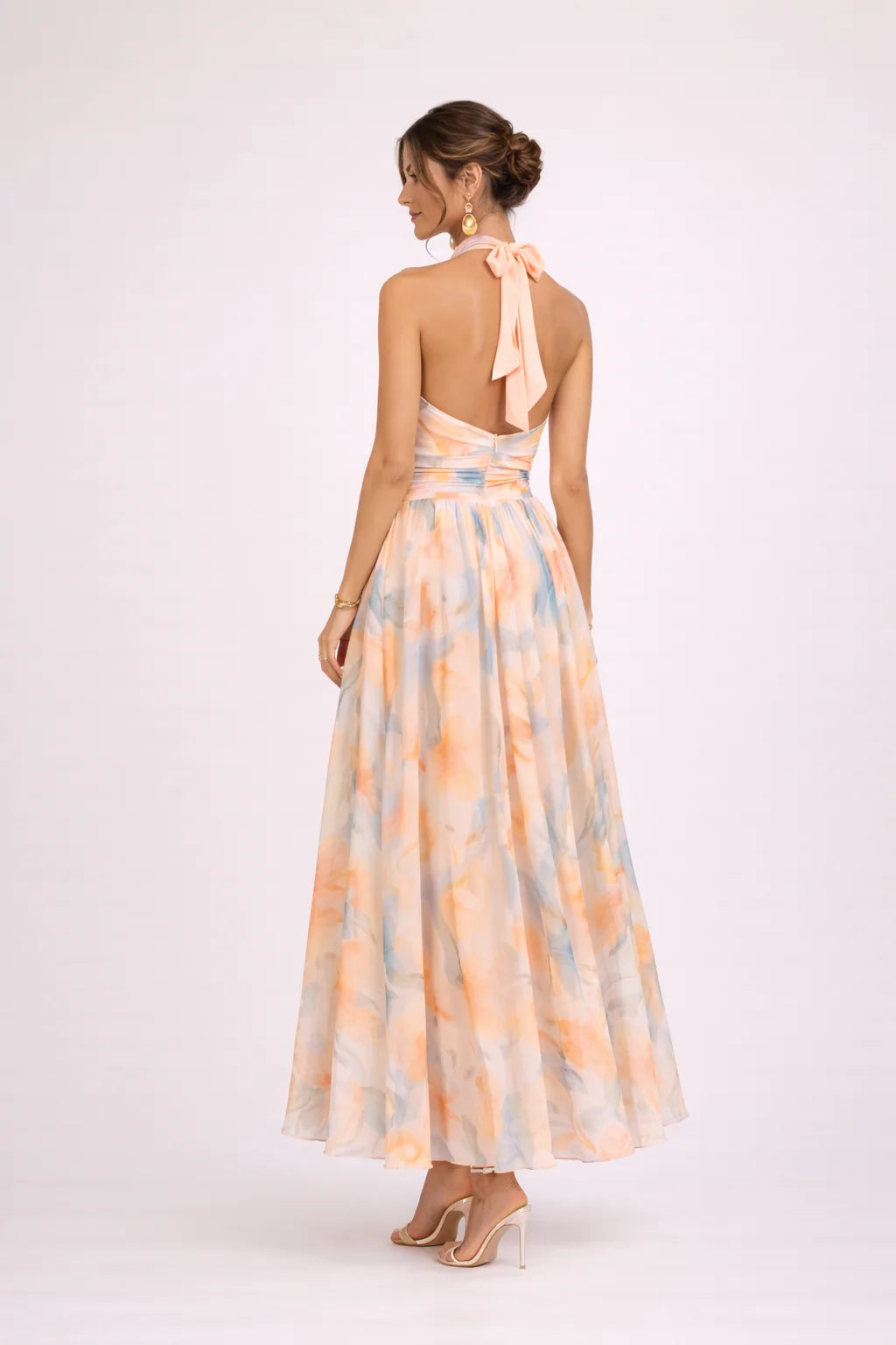 Axelle | Midi Halter Jurk