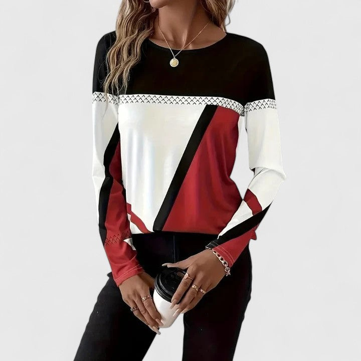 Lena | Top met grafische print