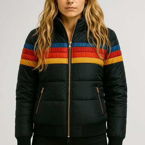 Sentra | De Retro Regenboog Pufferjas