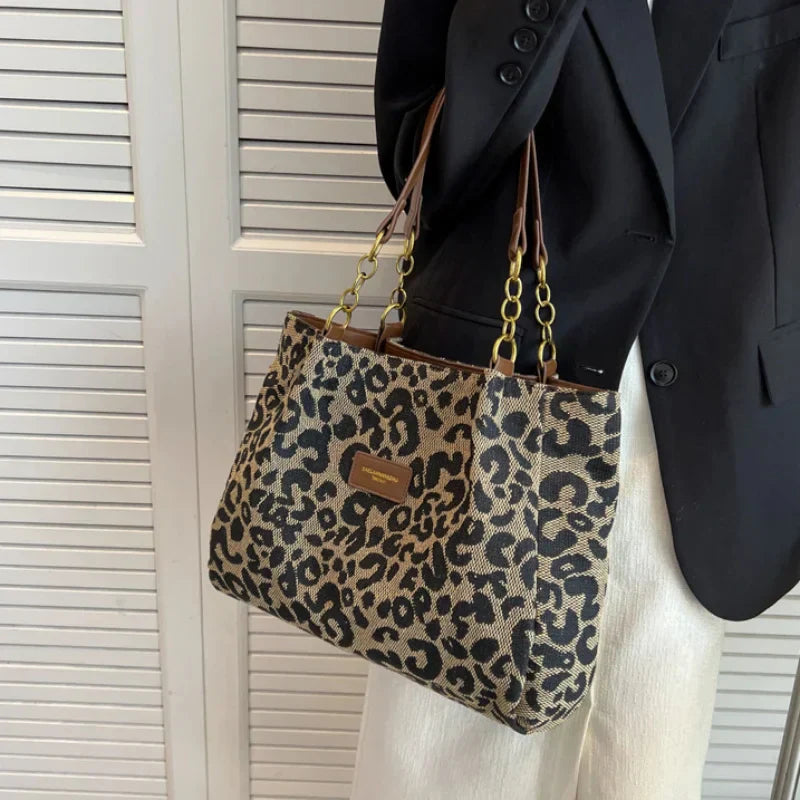 Leonora | Luipaard Charm Tote