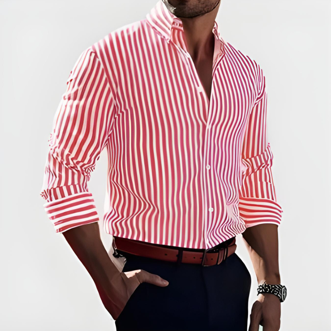 Arthur | Elegant Gestreept Overhemd