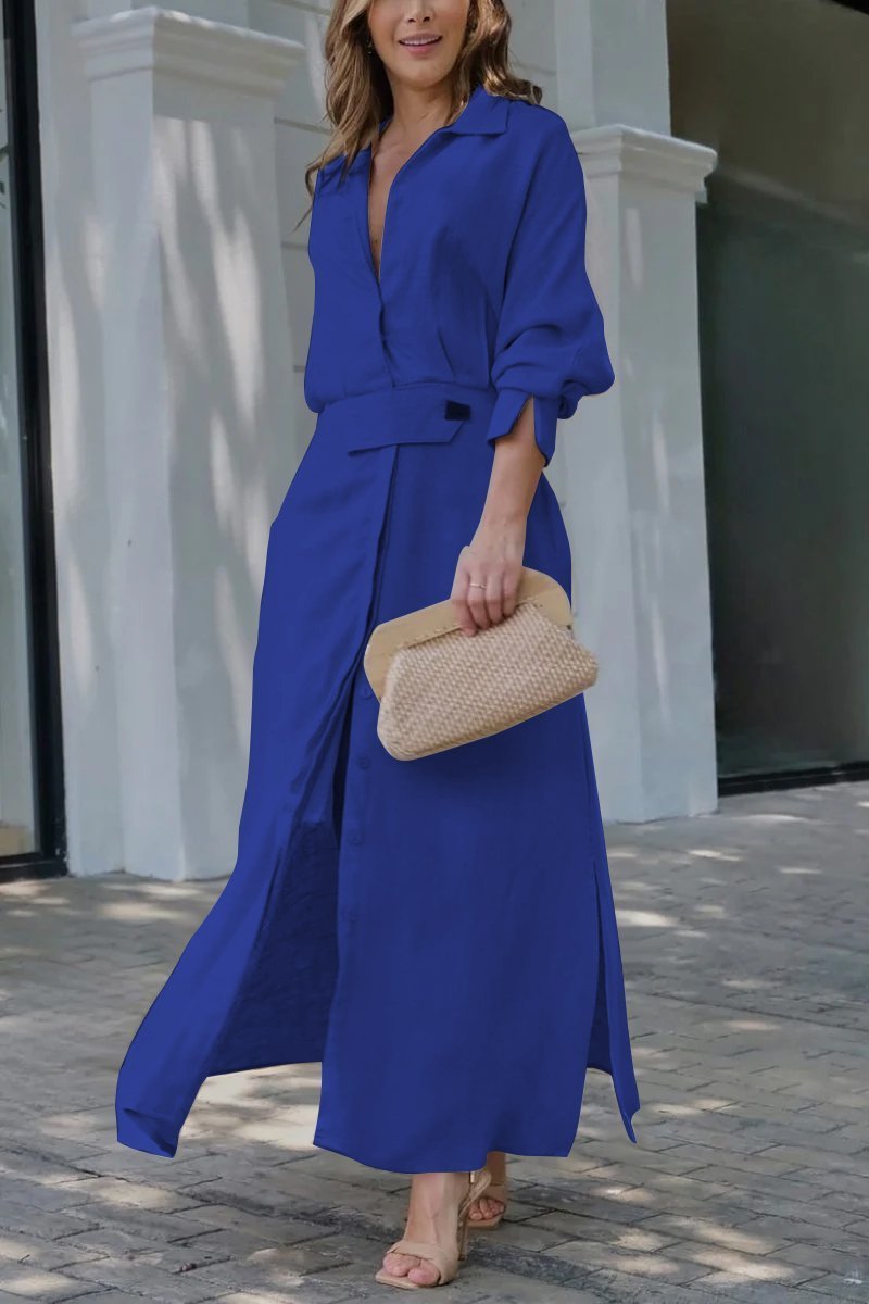 Valéria | Maxi-jurk met V-hals