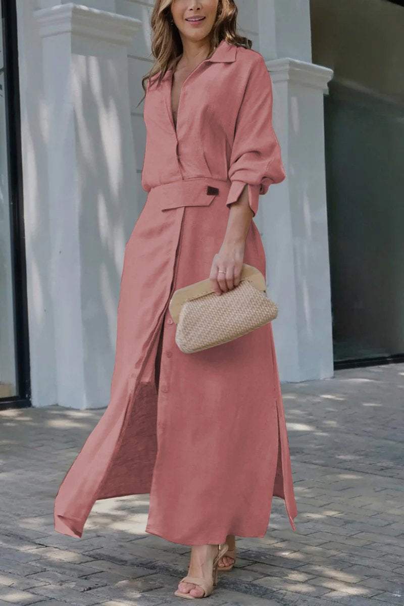 Valéria | Maxi-jurk met V-hals