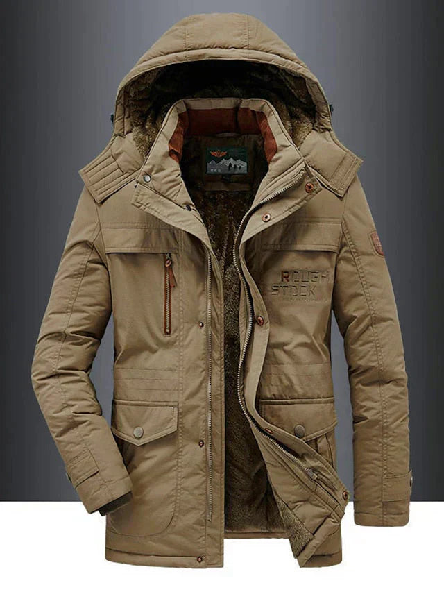 Borys – Warme Herenkraag met fleece en premium winterwolmix