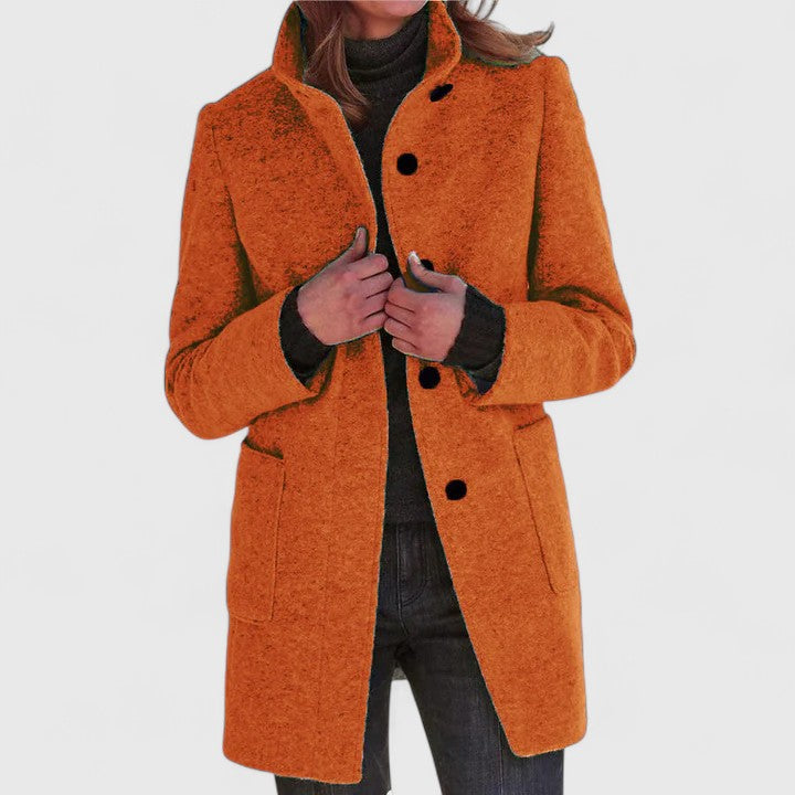 Eefke | Winterjas met hoge kraag