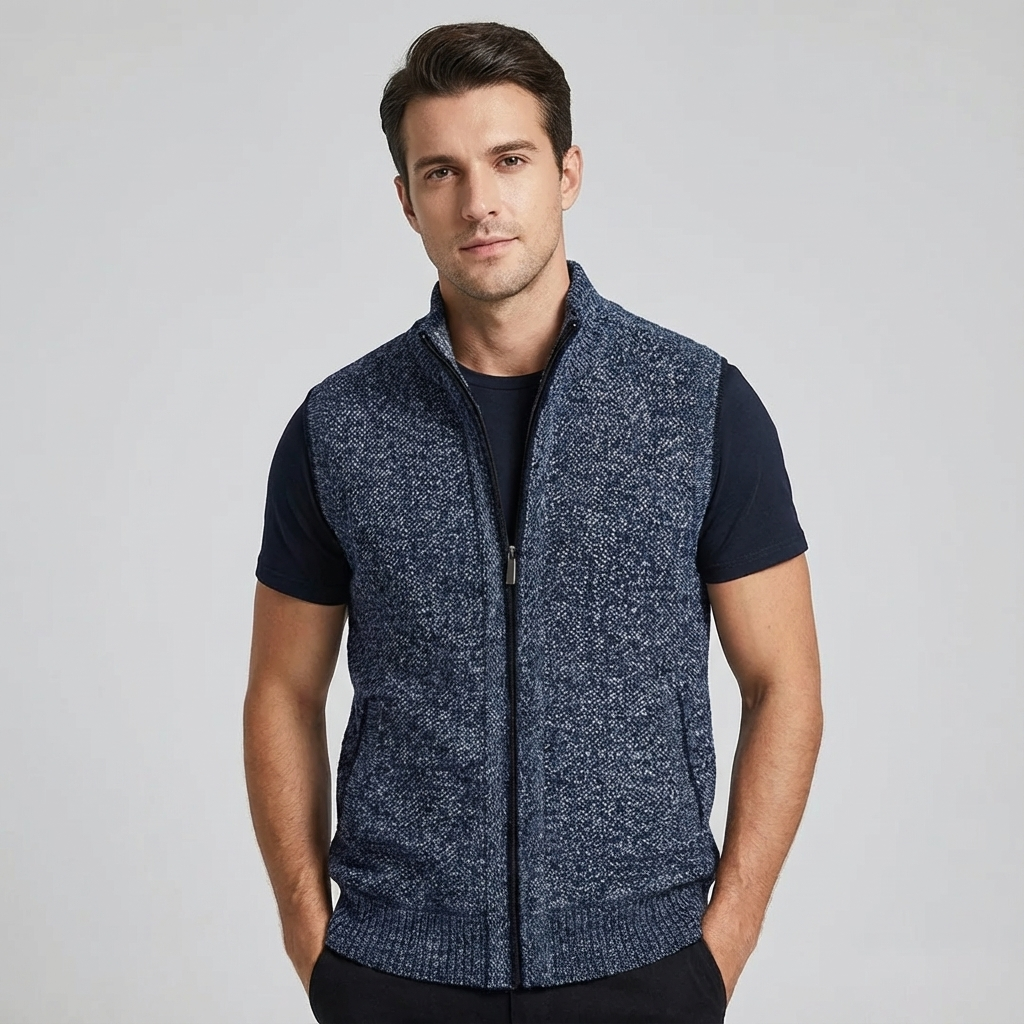 Viretti™ – Elegante gilet met ritssluiting