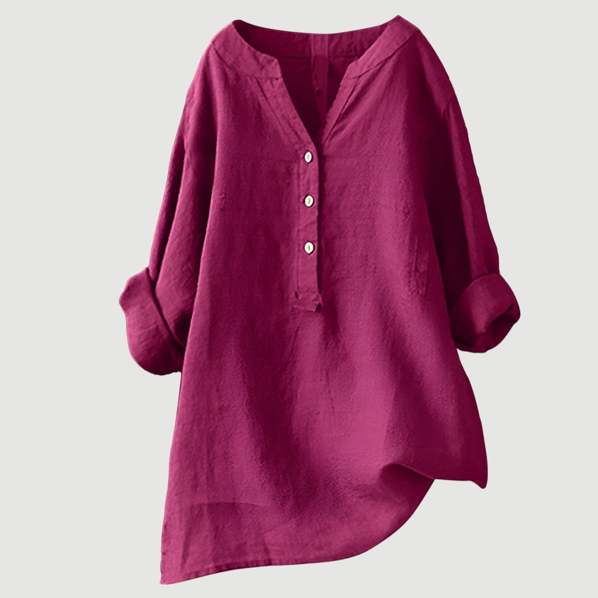 LINA | Lichte en comfortabele linnen blouse voor vrouwen