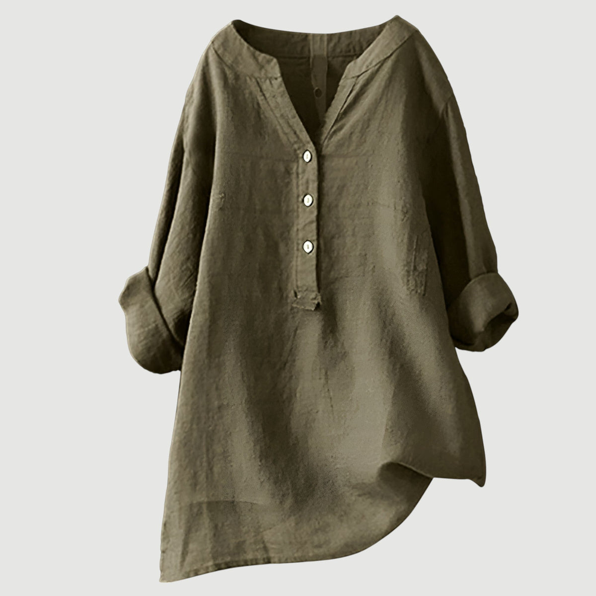 LINA | Lichte en comfortabele linnen blouse voor vrouwen
