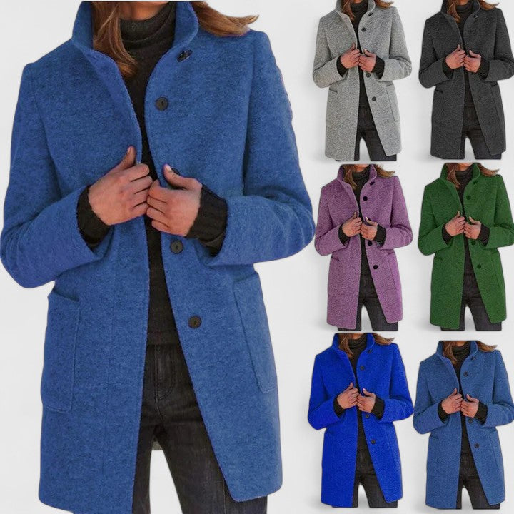 Eefke | Winterjas met hoge kraag