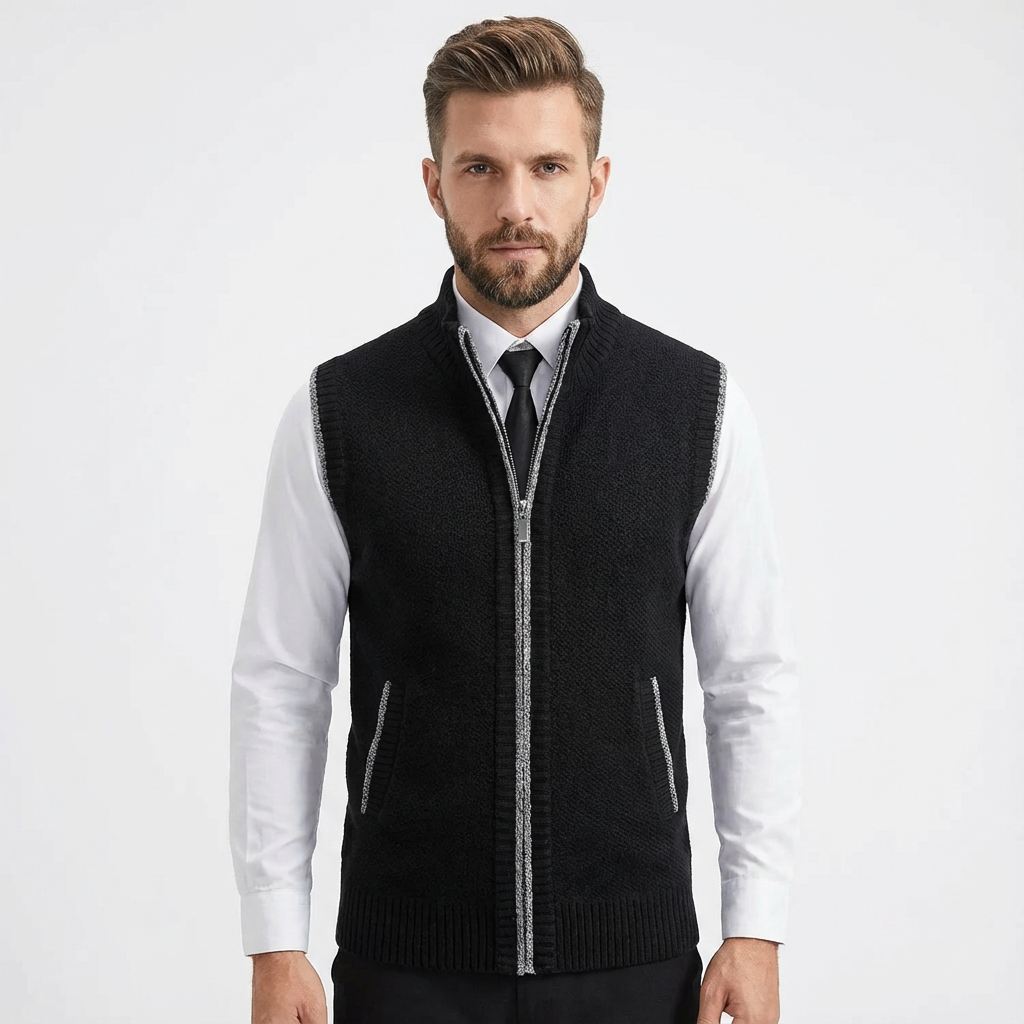 Viretti™ – Elegante gilet met ritssluiting