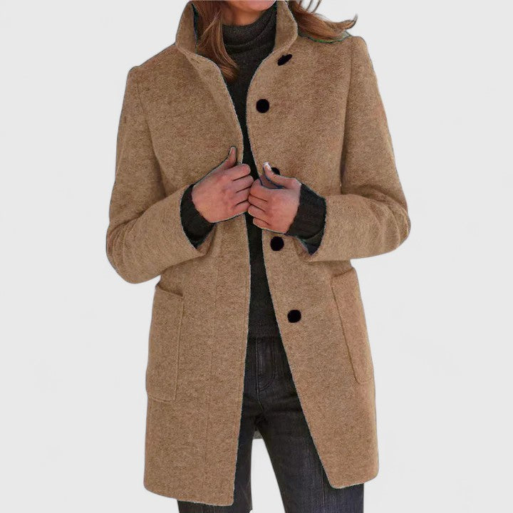Eefke | Winterjas met hoge kraag