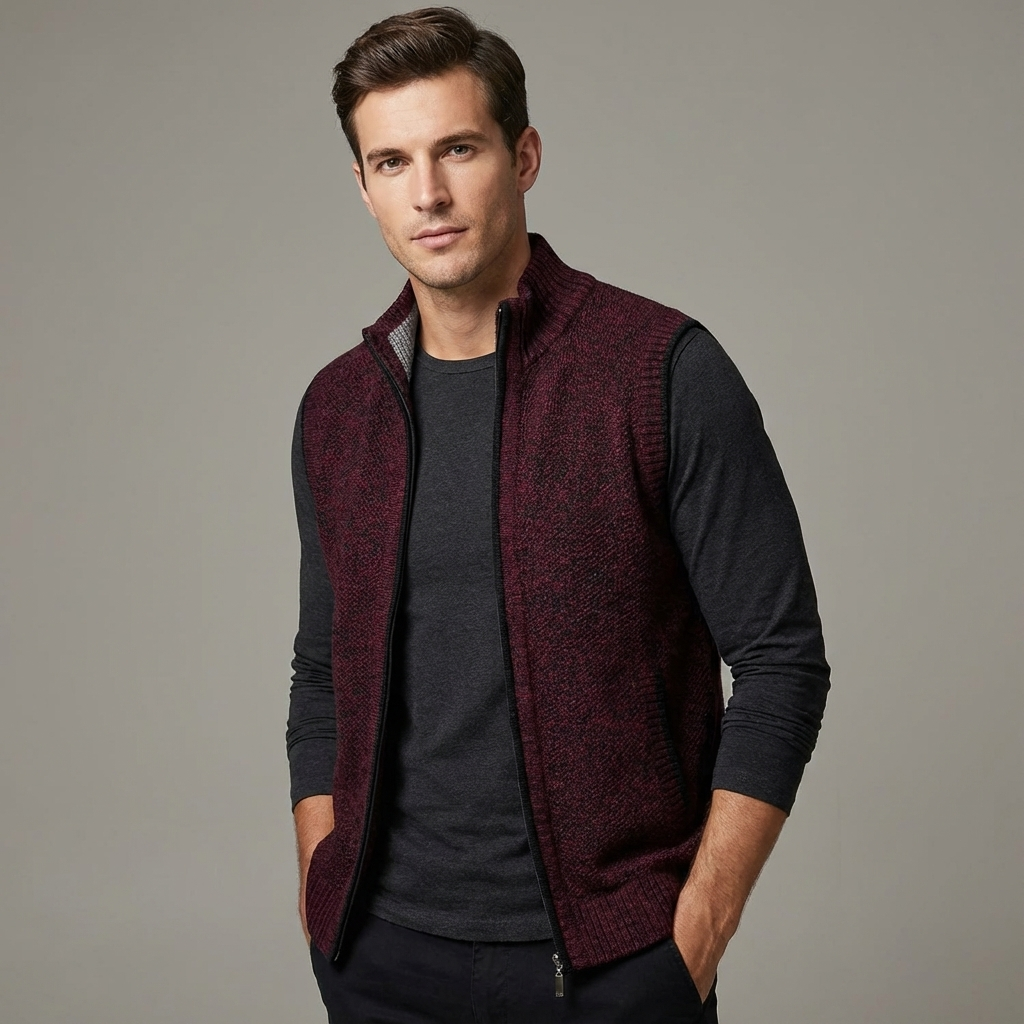 Viretti™ – Elegante gilet met ritssluiting